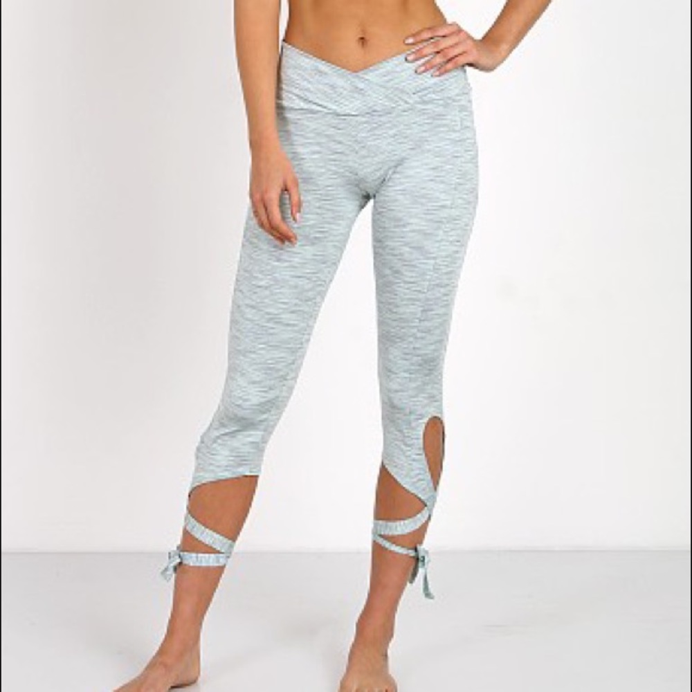 Onzie Yoga Ballerina Mint Heather Leggings